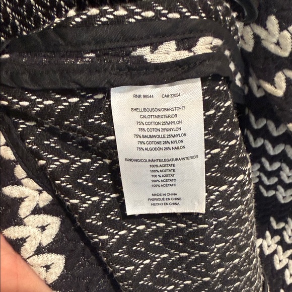 Anthropology Tabitha Black & White knit jacket - Picture 3 of 5